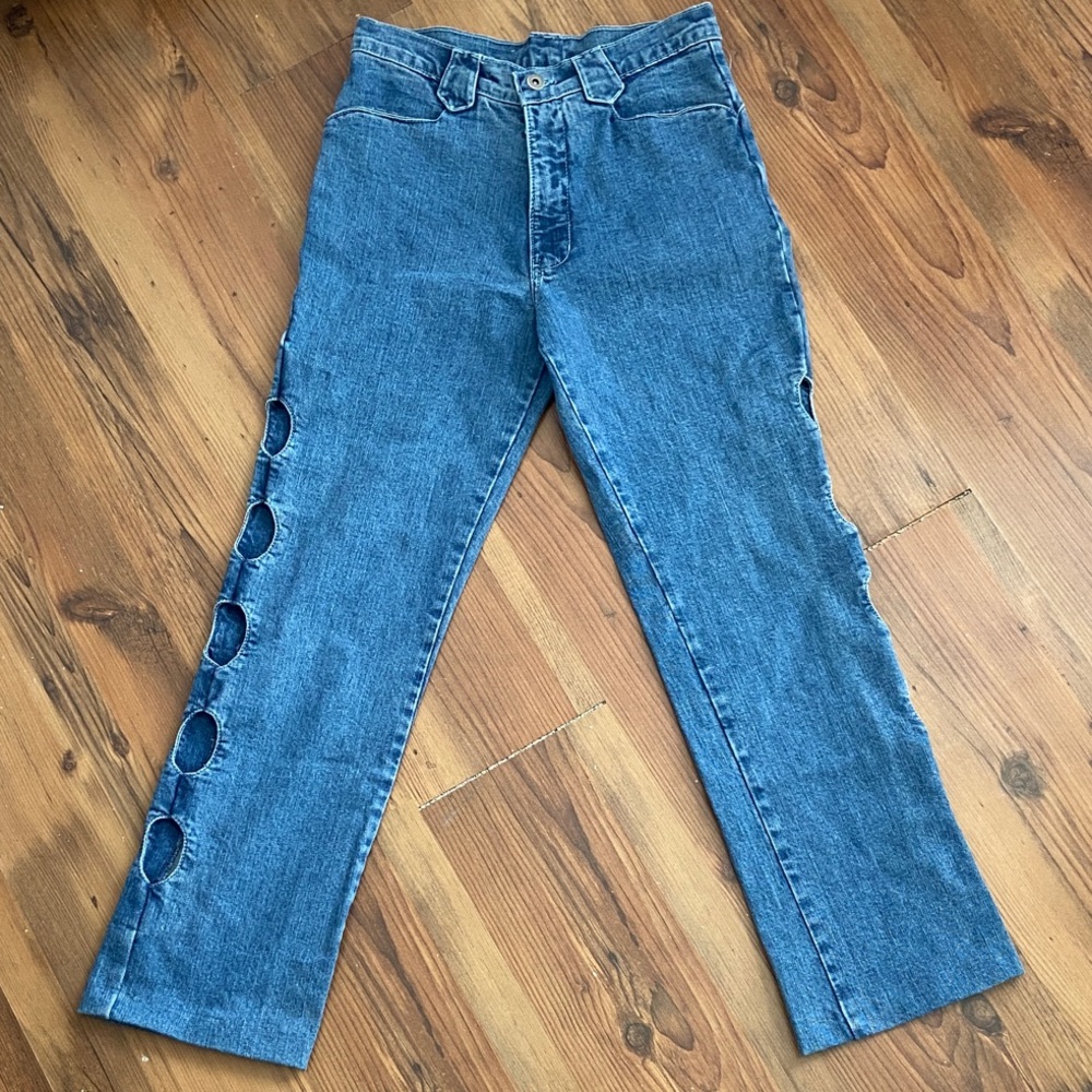 Vintage K-line Straight leg Blue Women Jeans Made in Canada Sz 5
